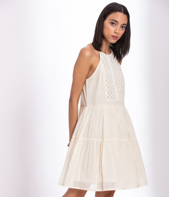 Cute Halter Organic Cotton Dress - Palison